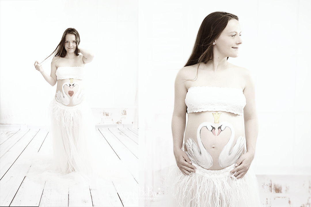 Bauchbemalung, Bauchmalerei, Babybauchbemalung, Fotoshooting, Erfurt