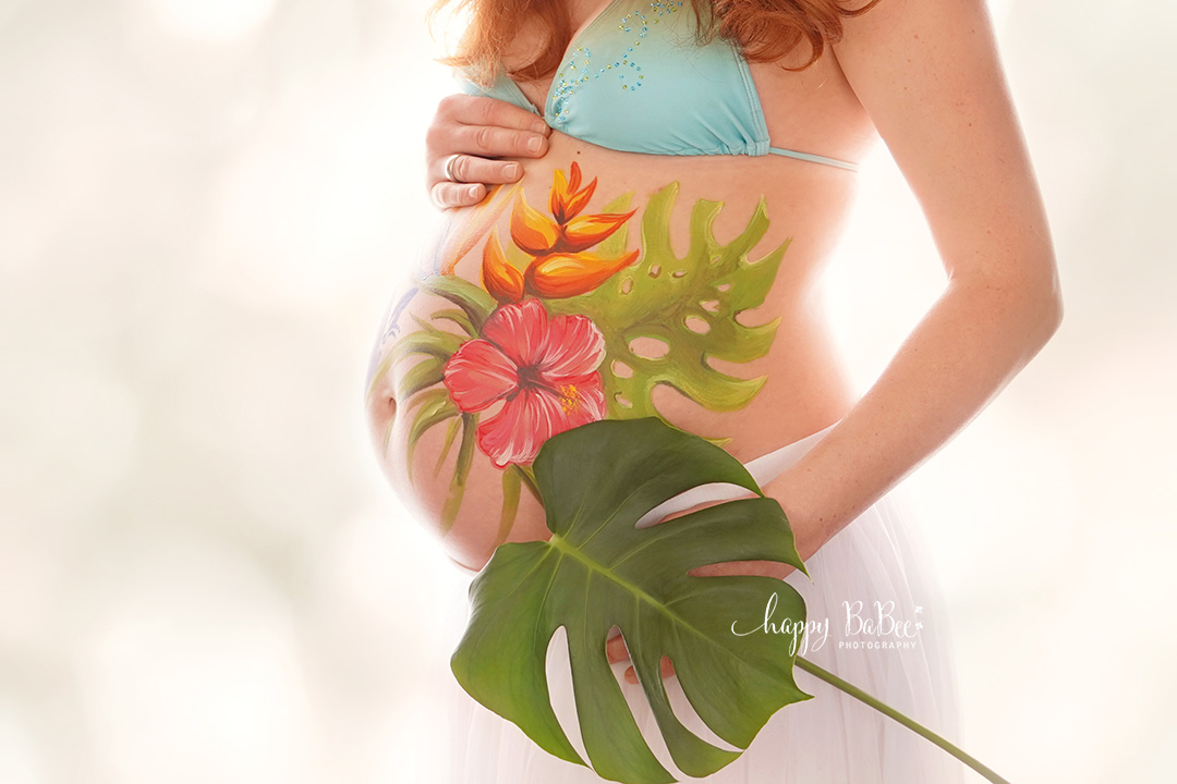 Bodypainting, Babybauchbemalung, Fotoshooting in Erfurt | Thüringen